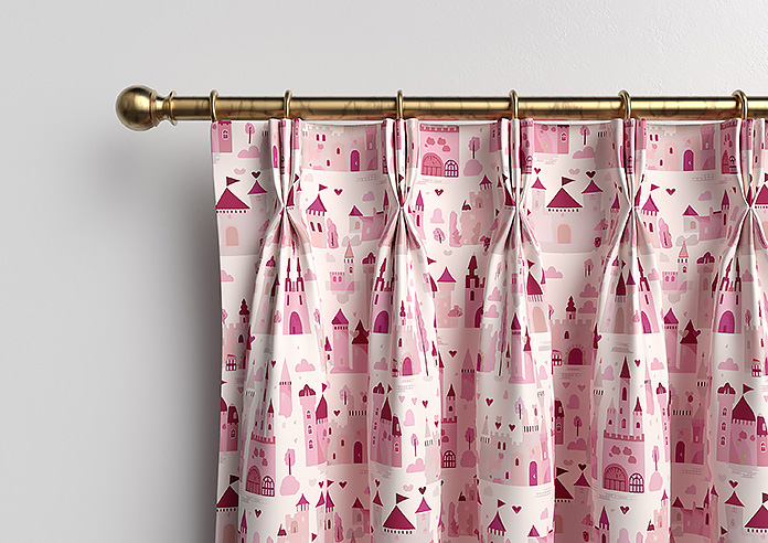 Magic Castle, Princess Pink - Made to Measure Curtains - Image 11